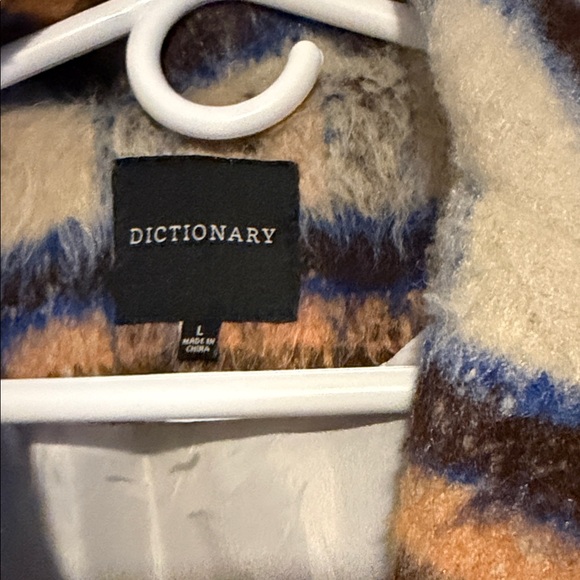 Burberry Cream and Navy Plaid Teddy Jacket - Picture 4 of 6